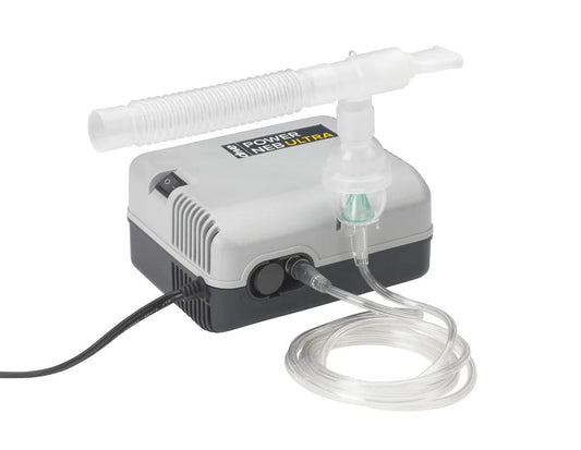 Drive Power Neb Ultra Compressor Nebulizer with mouthpiece – compact FDA-cleared respiratory device for home and travel use
